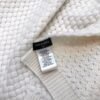 CHANEL knitted wool blend hat and scarf set