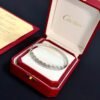 Cartier diamond bracelet high-end version V gold material