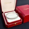 Cartier diamond bracelet high-end version V gold material