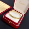 Cartier diamond bracelet high-end version V gold material