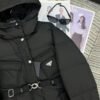 PRADA New hooded workwear style down jacket