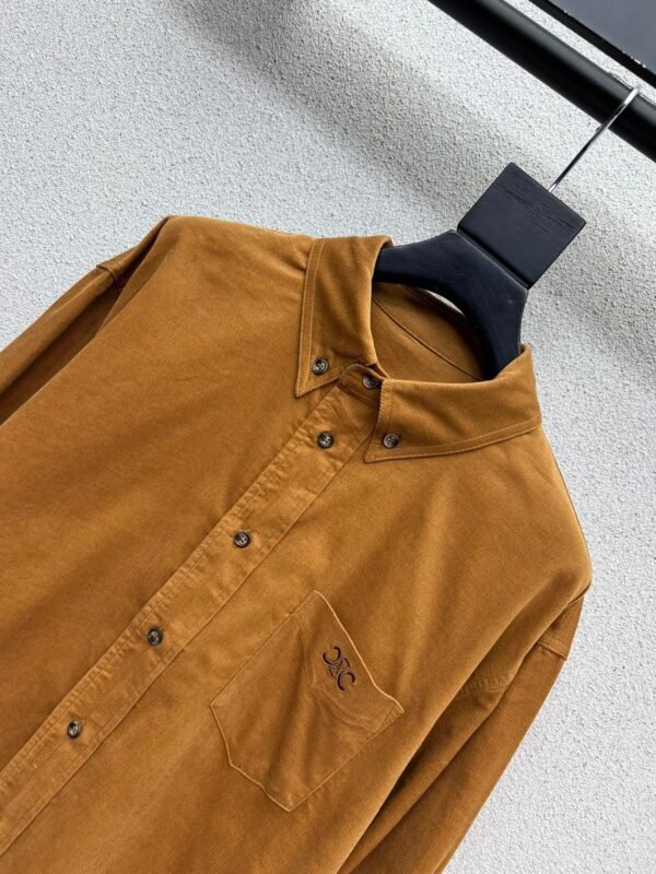 Celine corduroy shirt with loose fit design, high-quality clothing
