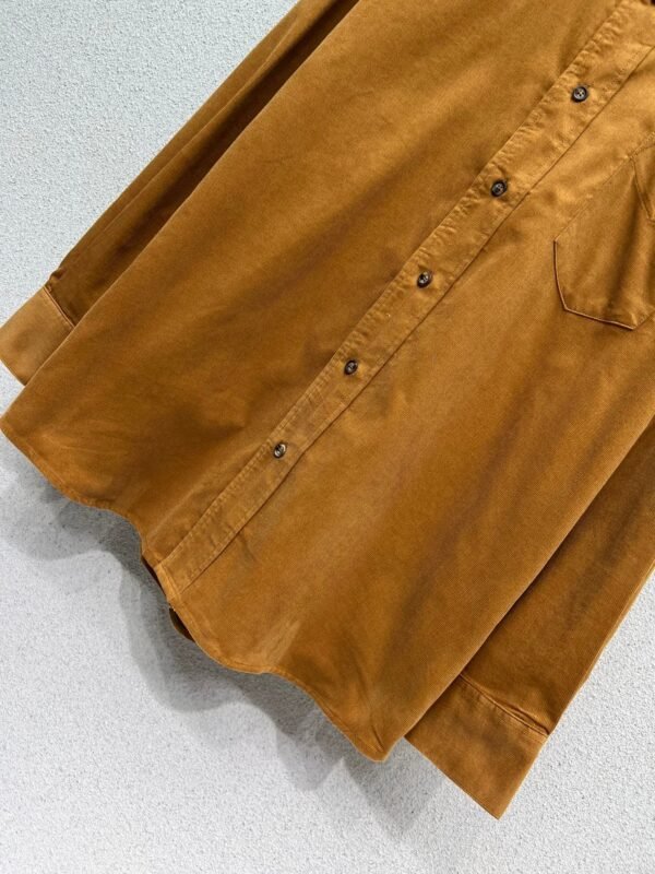 Celine corduroy shirt with loose fit design, high-quality clothing