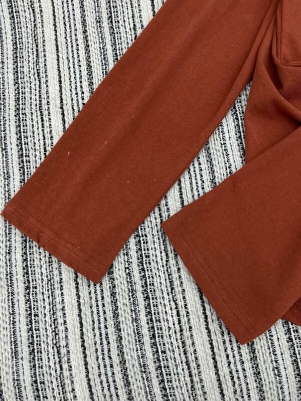 Acne Studios Exquisite heavy washed and distressed printed long-sleeved bottoming shirt