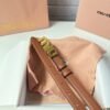 Miu Miu premium belt, genuine leather, 2cm wide.