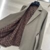 Louis Vuitton new lapel belt mid-length coat high-end version high-quality clothing