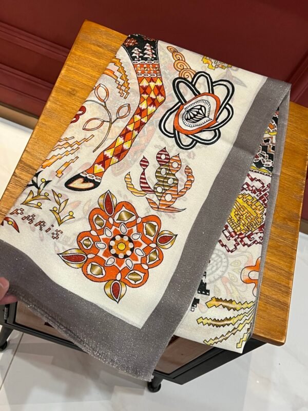 Hermès scarf luxury 100% cashmere scarf size: 100x200cm