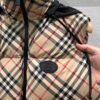 Burberry hooded stand collar plaid down vest jacket 90 down premium version high quality clothing