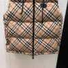 Burberry hooded stand collar plaid down vest jacket 90 down premium version high quality clothing