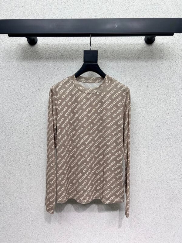 Balenciaga letter mesh bottoming shirt high quality clothing