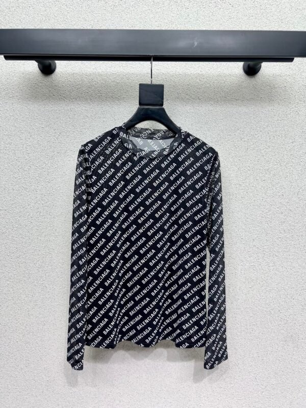 Balenciaga letter mesh bottoming shirt high quality clothing