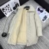 Loro Piana New style lapel wool down jacket mid-length coat lining 90% white goose down filling high-end quality