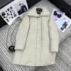 Loro Piana New style lapel wool down jacket mid-length coat lining 90% white goose down filling high-end quality