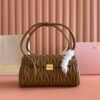 miumiu New autumn and winter baguette bag high-end version 1:1 handbag size: 28x11x15cm