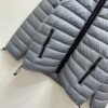 miumiu 2025 autumn and winter new logo embroidered lightweight down jacket with 90% white goose down filling