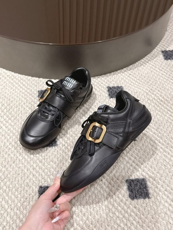 Miu Miu new calfskin sneakers fashion show new style Premium version