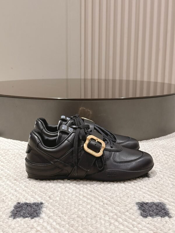 Miu Miu new calfskin sneakers fashion show new style Premium version