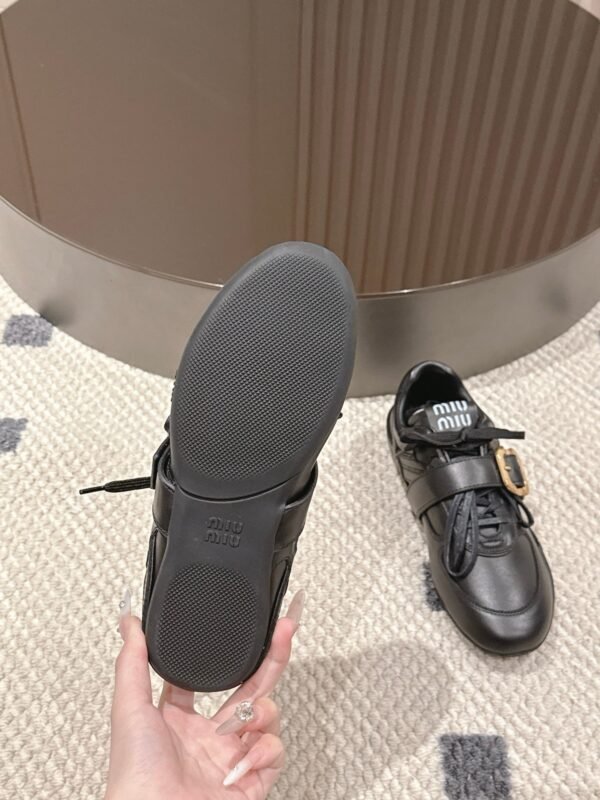 Miu Miu new calfskin sneakers fashion show new style Premium version