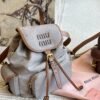 MIUMIU canvas backpack dimensions: 30x28cm