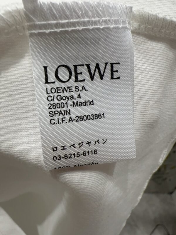 Loewe 2025 new round neck beaded long-sleeved top bottoming shirt