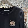 Loewe 2025 new round neck beaded long-sleeved top bottoming shirt