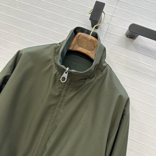 Loro Piana classic flight jacket windproof coat Tencel wool lining soft and delicate high-quality clothing