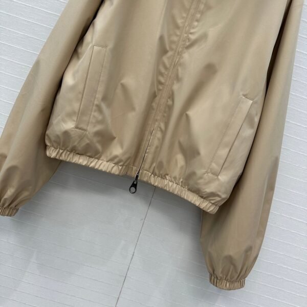 Loro Piana classic flight jacket windproof coat Tencel wool lining soft and delicate high-quality clothing