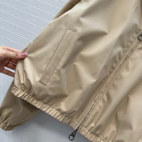 Loro Piana classic flight jacket windproof coat Tencel wool lining soft and delicate high-quality clothing