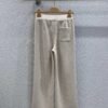 miumiu new micro logo casual trousers