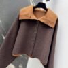 Max Mara Autumn and winter new high-end minimalist style cashmere wool coat jacket