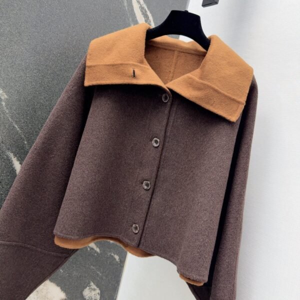 Max Mara Autumn and winter new high-end minimalist style cashmere wool coat jacket