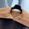 Max Mara Autumn and winter new high-end minimalist style cashmere wool coat jacket