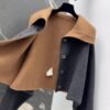 Max Mara Autumn and winter new high-end minimalist style cashmere wool coat jacket