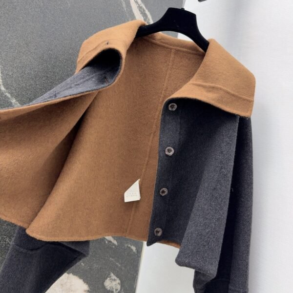 Max Mara Autumn and winter new high-end minimalist style cashmere wool coat jacket