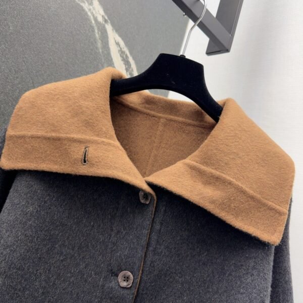 Max Mara Autumn and winter new high-end minimalist style cashmere wool coat jacket