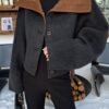 Max Mara Autumn and winter new high-end minimalist style cashmere wool coat jacket