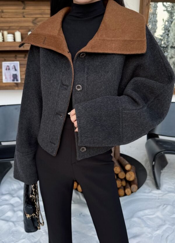 Max Mara Autumn and winter new high-end minimalist style cashmere wool coat jacket