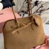 MiuMiu autumn and winter new product catwalk suede material bag size 45x22cm