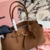 MiuMiu autumn and winter new product catwalk suede material bag size 45x22cm