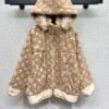 Louis Vuitton Khaki Monochrome Lambswool Hooded Jacket