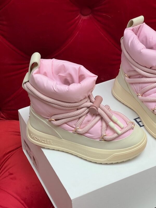 Moncler 2025 Autumn and Winter Latest Couple Snow Boots Lining: Duck Down Filling
