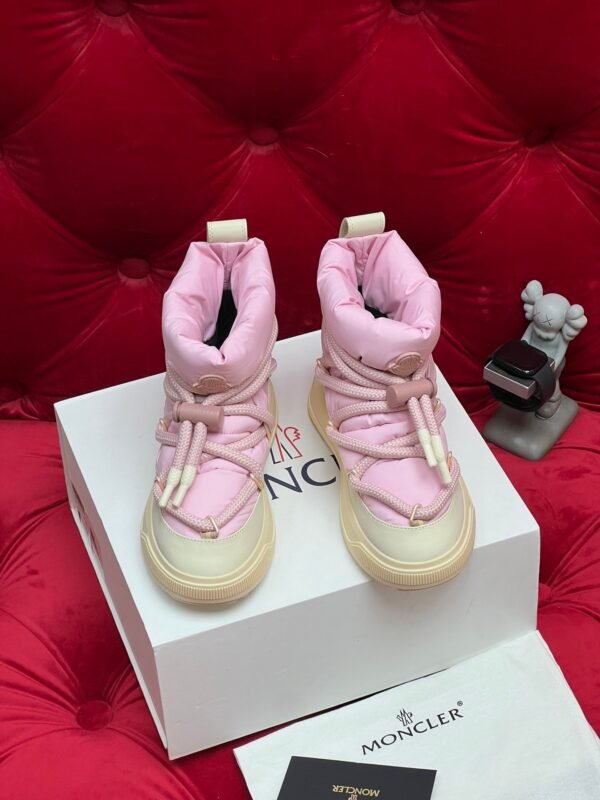 Moncler 2025 Autumn and Winter Latest Couple Snow Boots Lining: Duck Down Filling