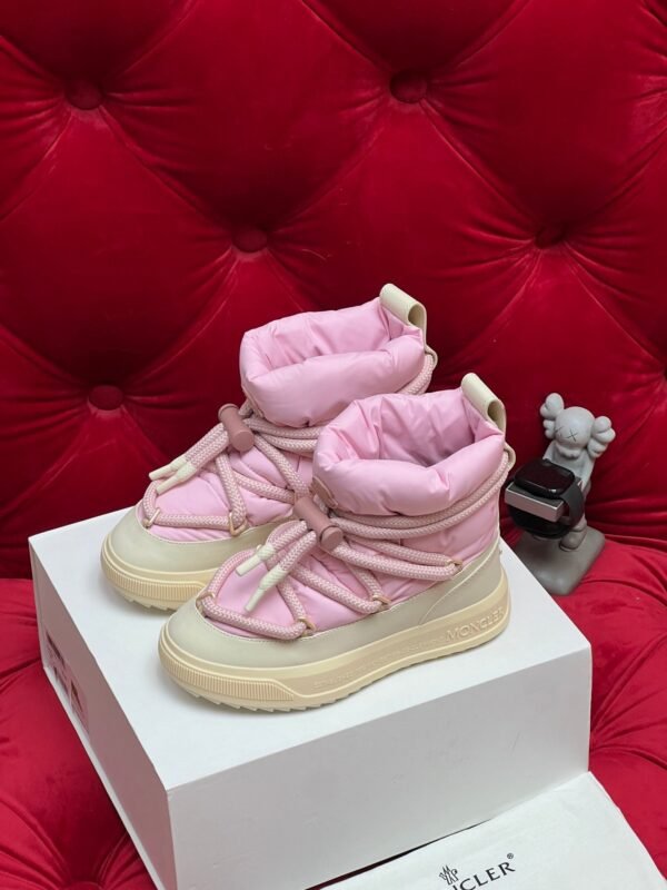 Moncler 2025 Autumn and Winter Latest Couple Snow Boots Lining: Duck Down Filling