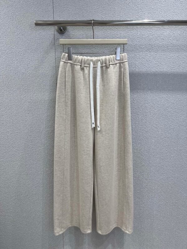 Chanel Fall/Winter New Double C Metal Drawstring Wool Casual Pants – High Quality