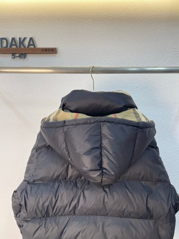 Burberry new winter hooded plaid cotton jacket