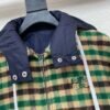 Miu Miu Fall/Winter New Classic Plaid Print Jacket Hooded Coat