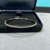 Tiffany Segmented Diamond Bangle, High-End Version 1:1 Quality