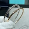 Tiffany Segmented Diamond Bangle, High-End Version 1:1 Quality
