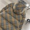 Burberry Winter New Style Hooded Plaid Mid-Length Down Jacket