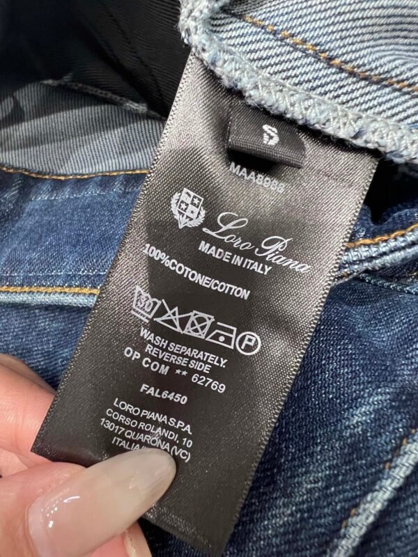 Loro Piana Fall/Winter New Arrival: Two-Button Double-Pocket Stretch Flared Jeans – Premium Quality